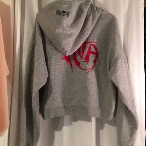 tna cropped hoodie